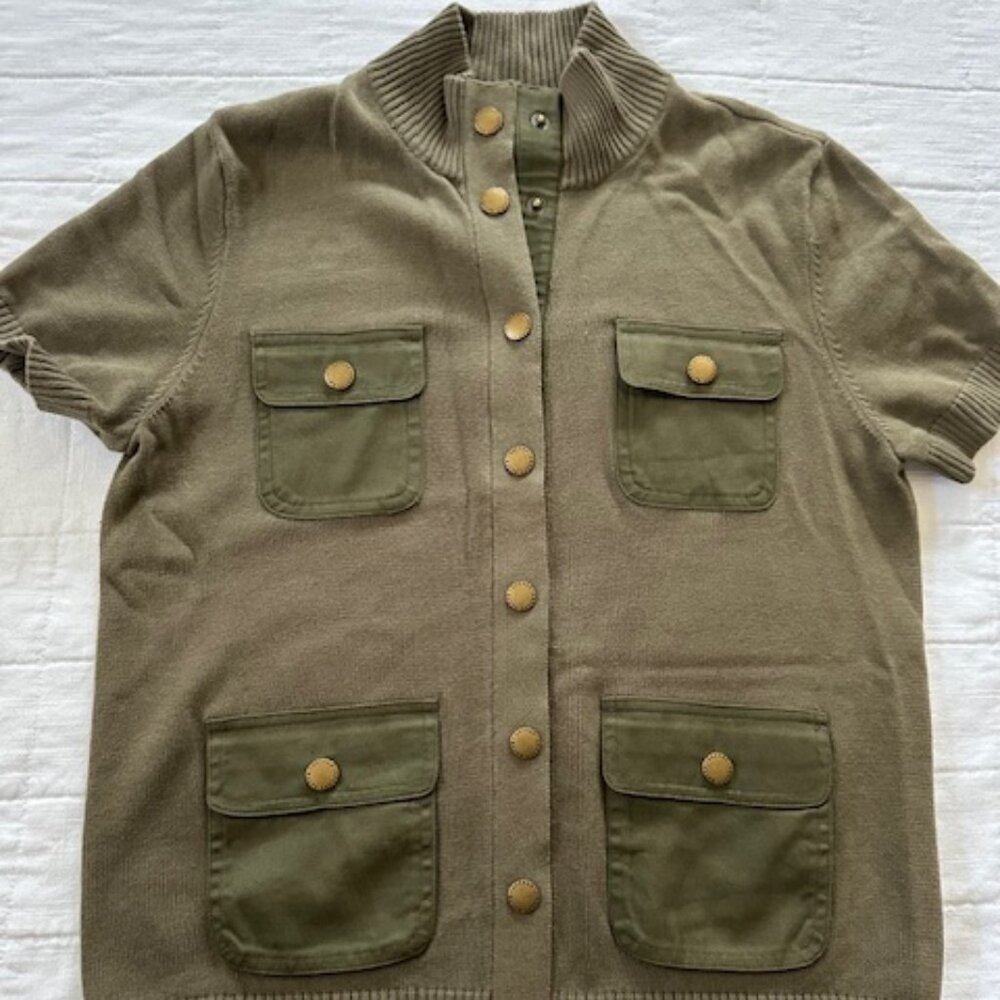 Vintage 90s Ralph Lauren short sleeve Cardigan